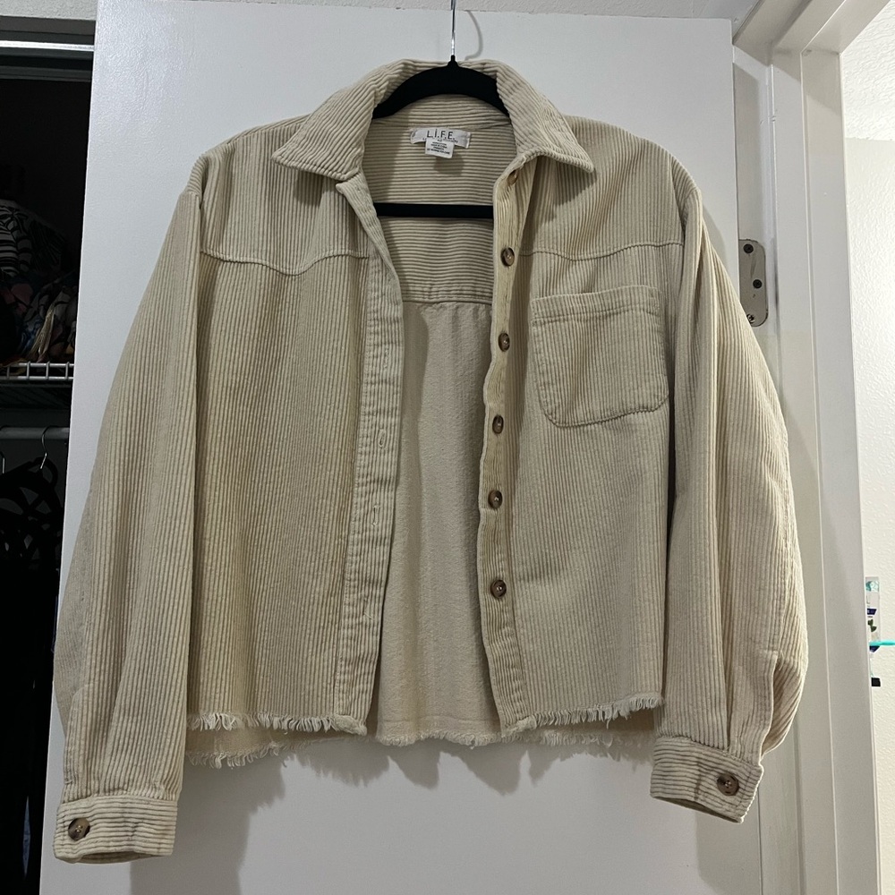 Warm beige Jacket- Used Like New
